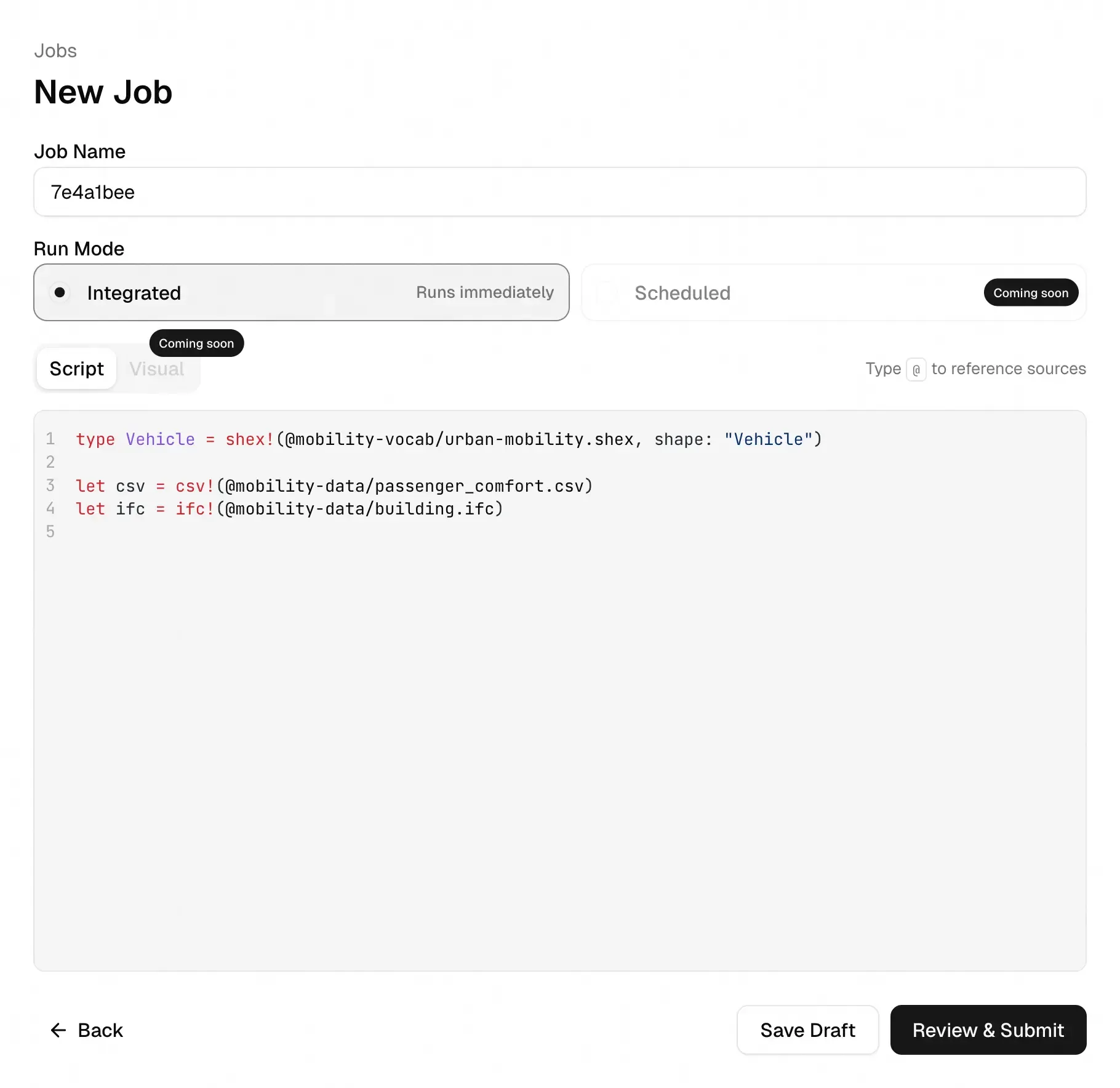 Multi-source connectors interface